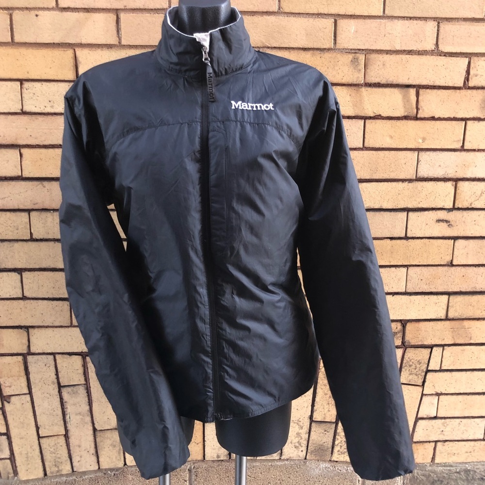 Marmot black zip up jacket Size Large